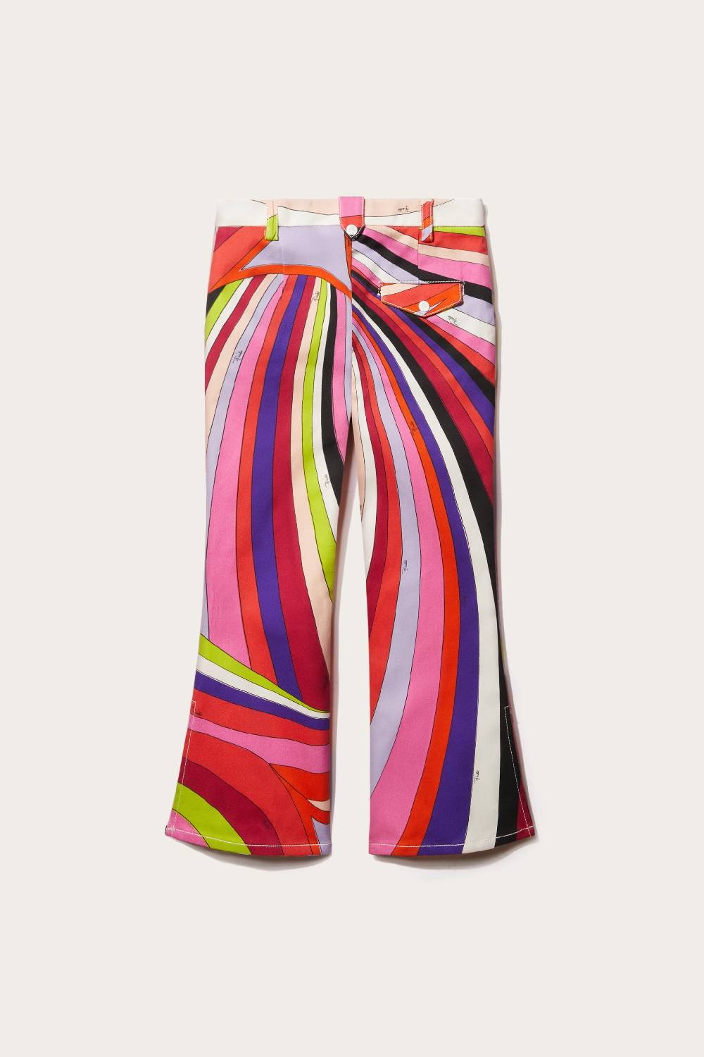Pucci Iride-Print Trousers In Saldo