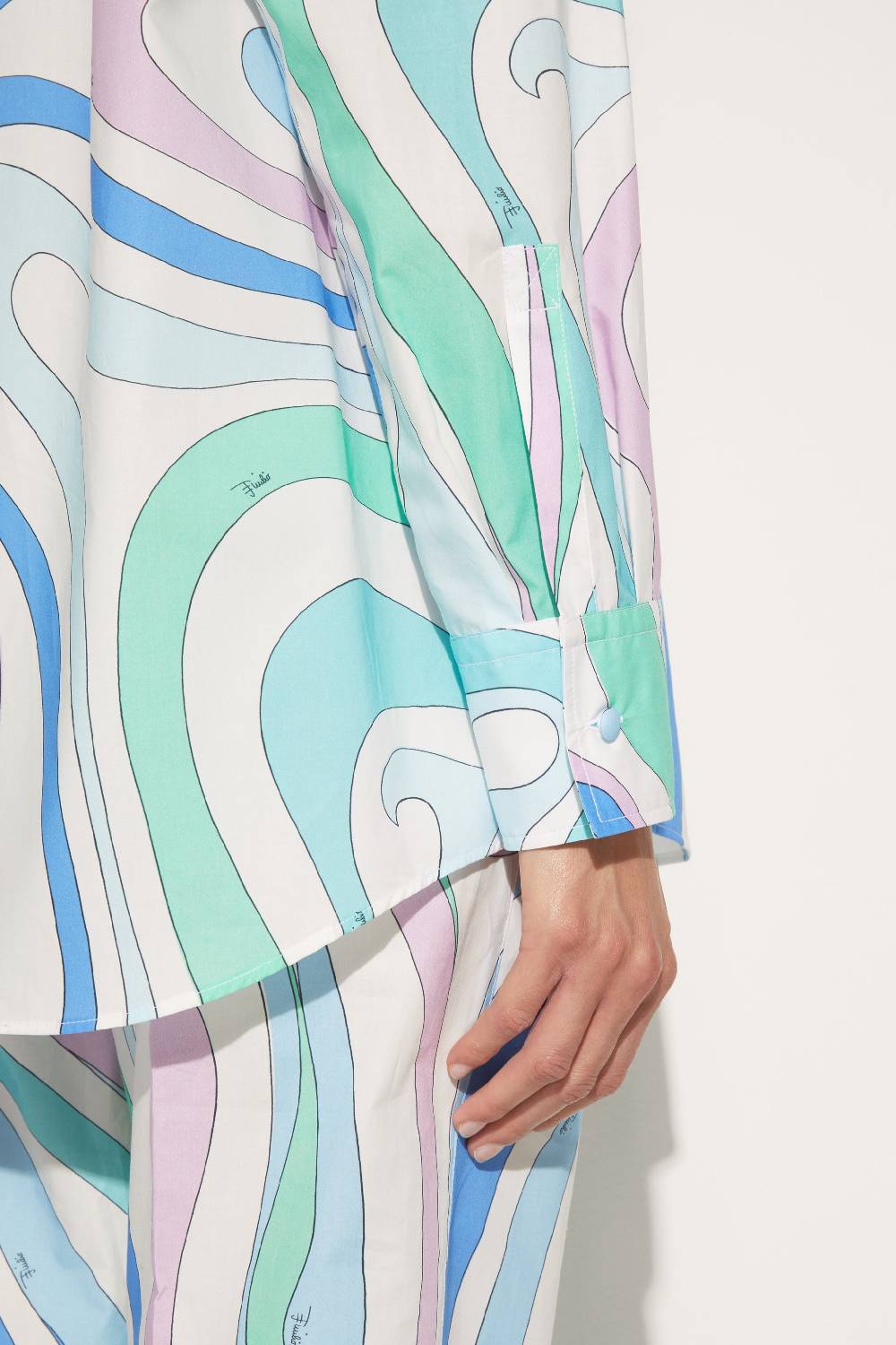 Pucci Camicia con stampa Marmo Grande vendita