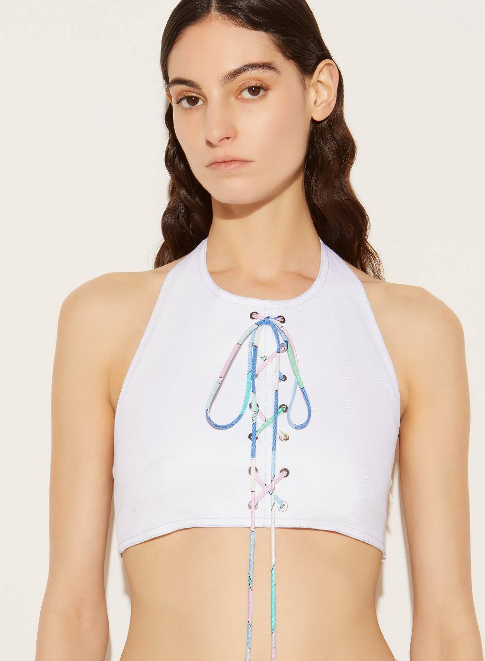 Pucci Crop top con lacci Black Friday