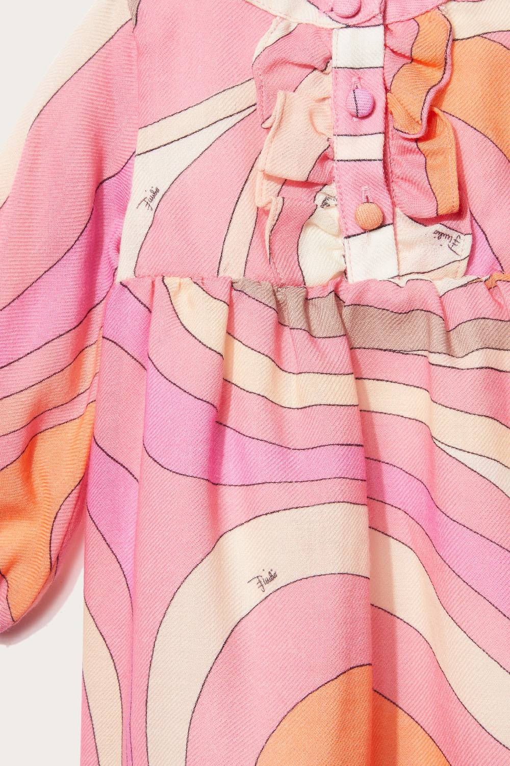 Pucci Marmo-Print Wool Dress Online Outlet