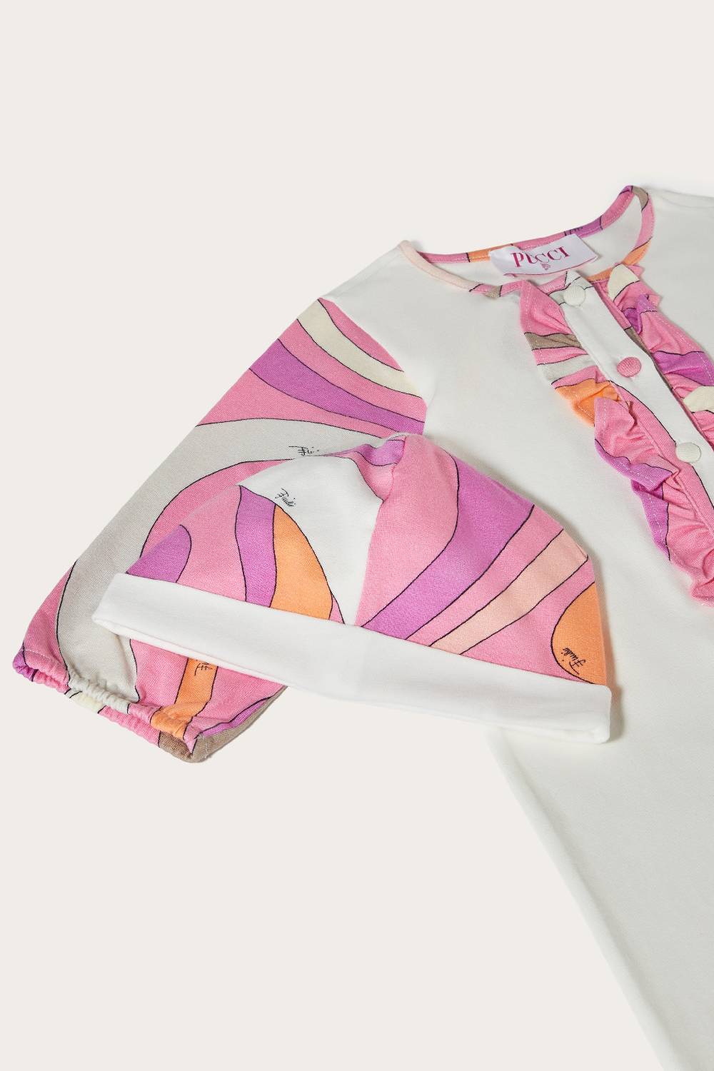 Pucci Marmo-Print Babygrow Set Lightning offer
