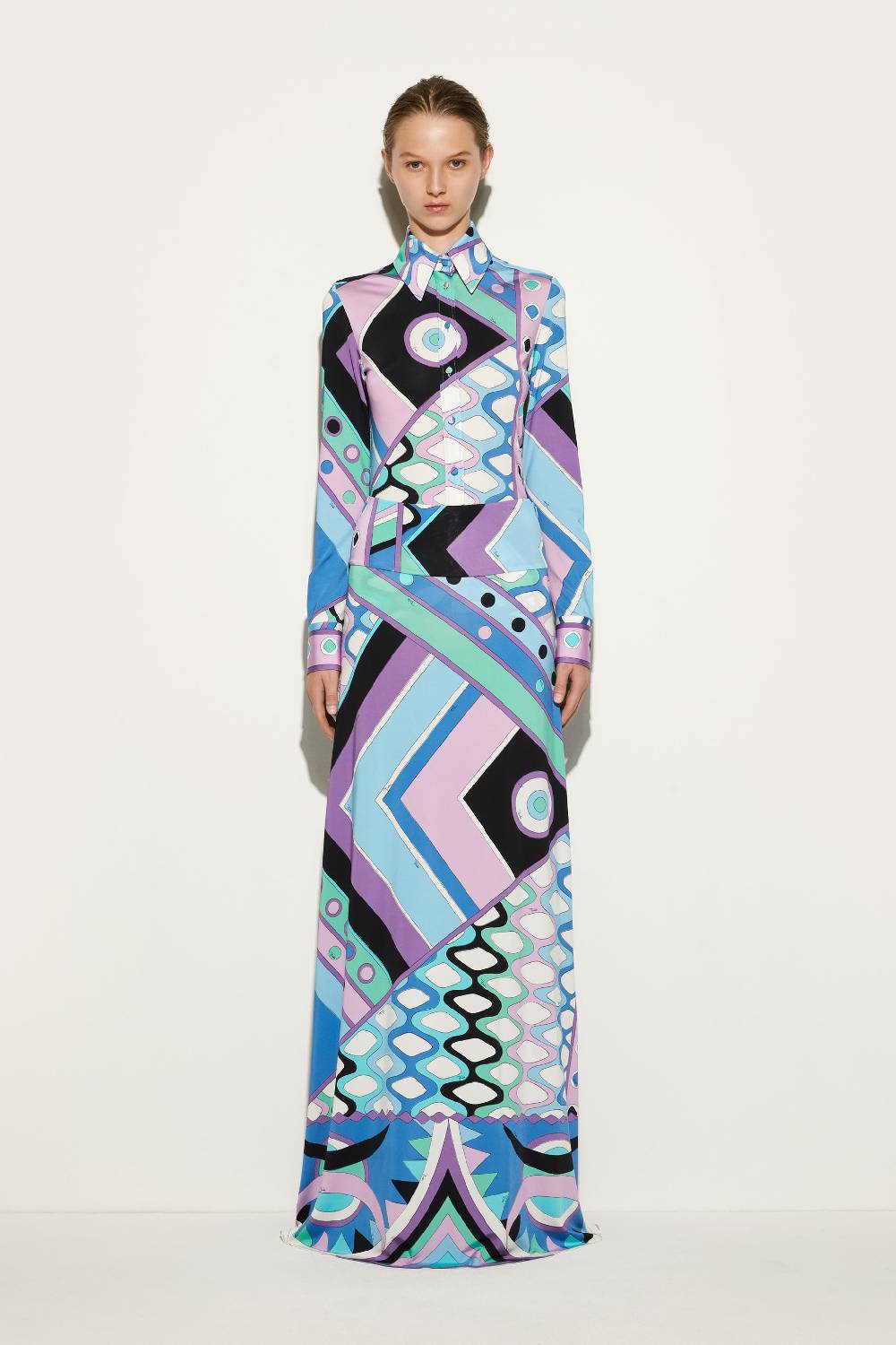 Pucci Gonna lunga con stampa Vivara Liquidazione
