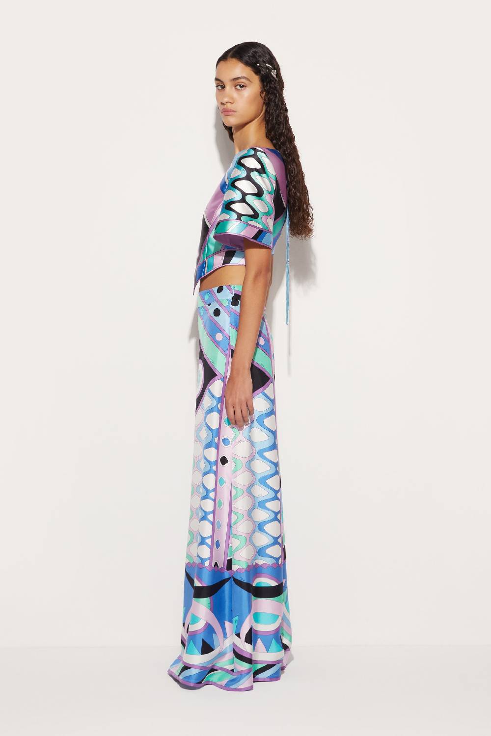 Pucci Pantaloni in seta con stampa Vivara Offerte speciali