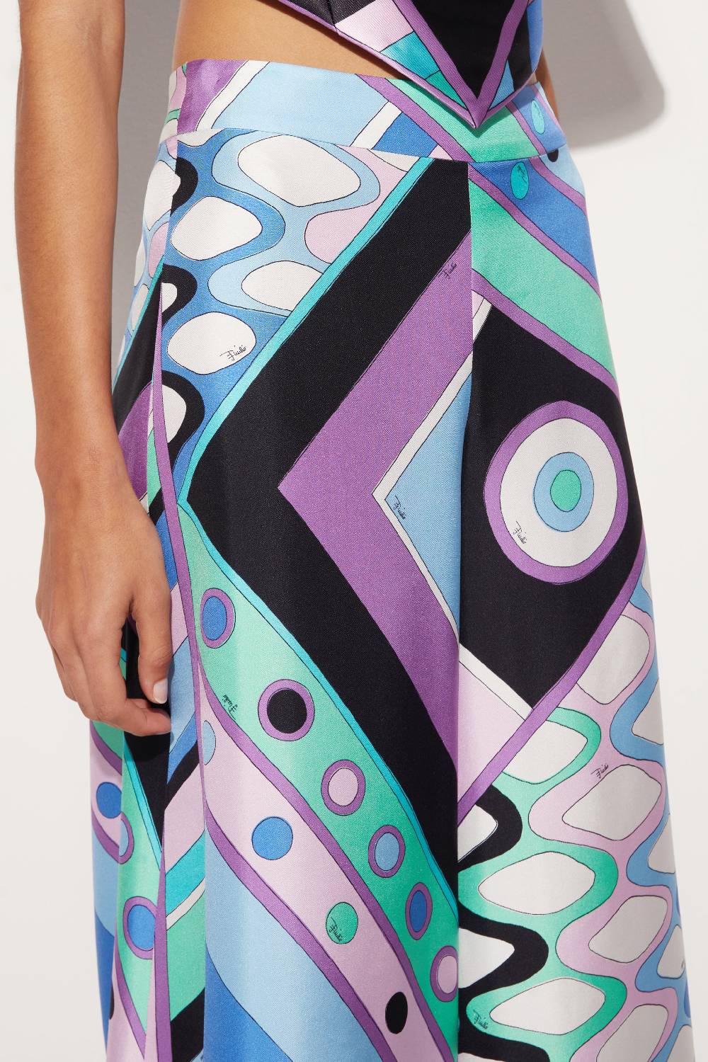 Pucci Pantaloni in seta con stampa Vivara Offerte speciali