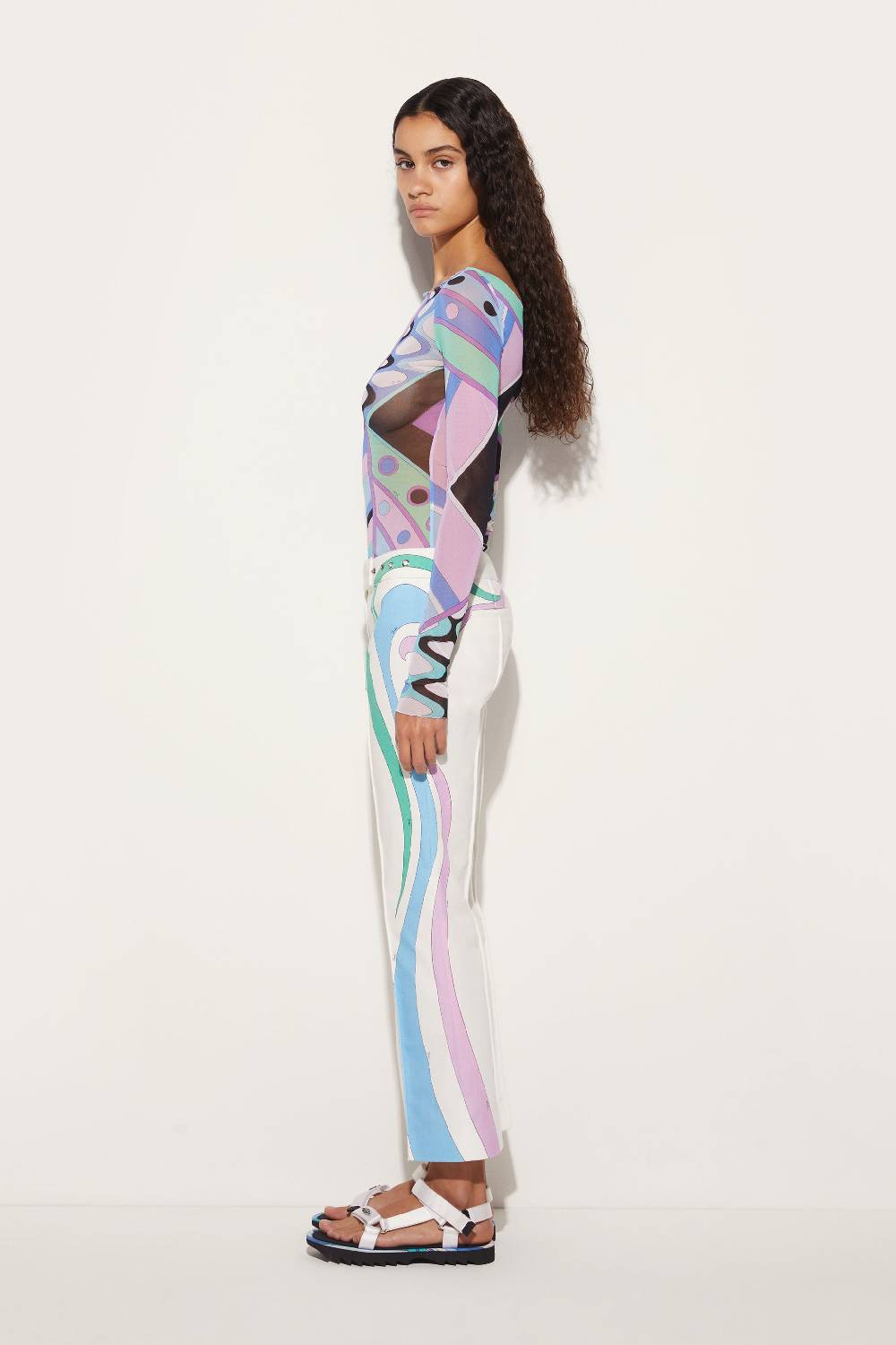 Pucci Top con stampa Vivara Sostegno trimestrale