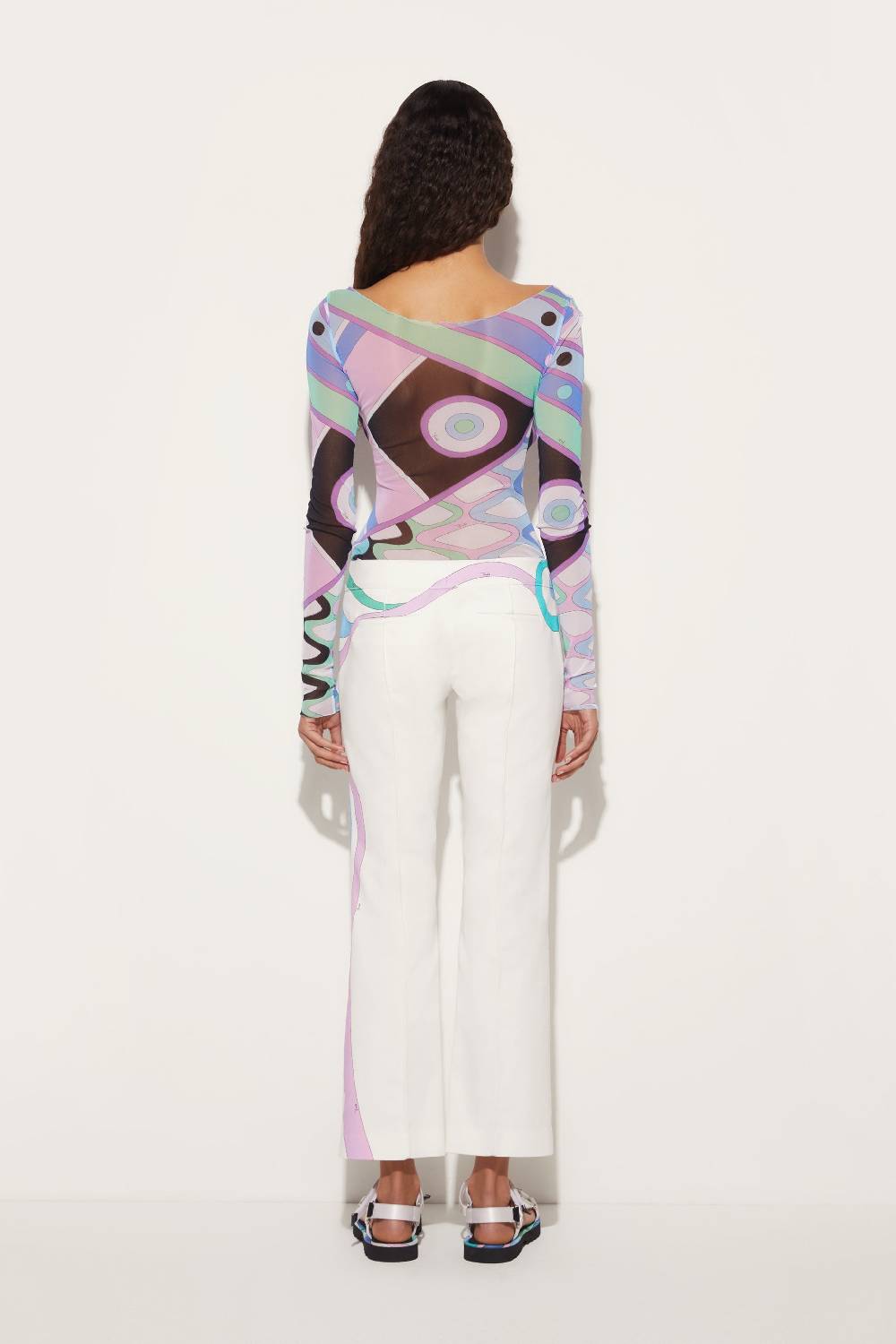 Pucci Top con stampa Vivara Sostegno trimestrale