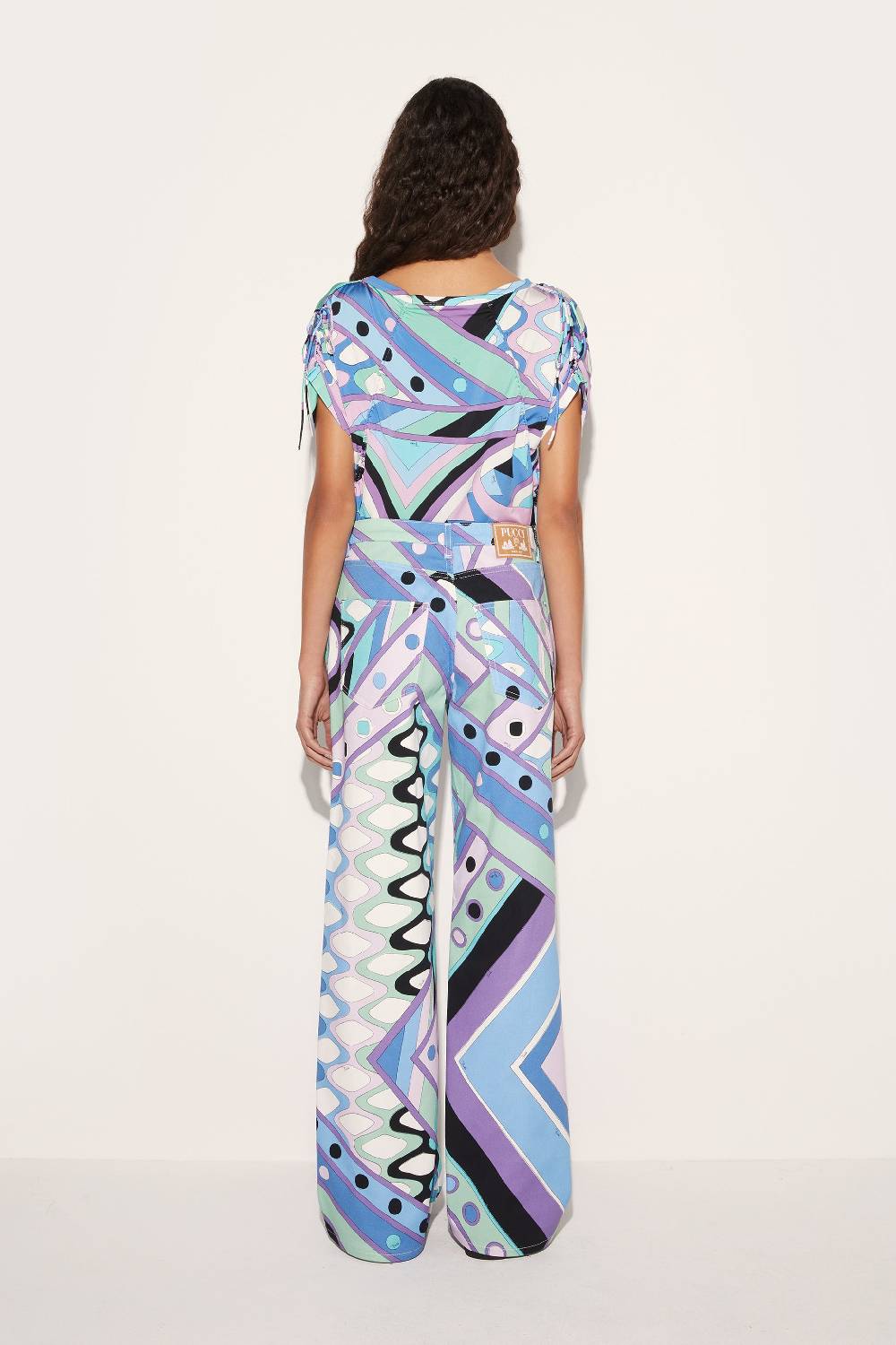 Pucci Pantaloni a gamba ampia con stampa Vivara Fino al 55% di sconto