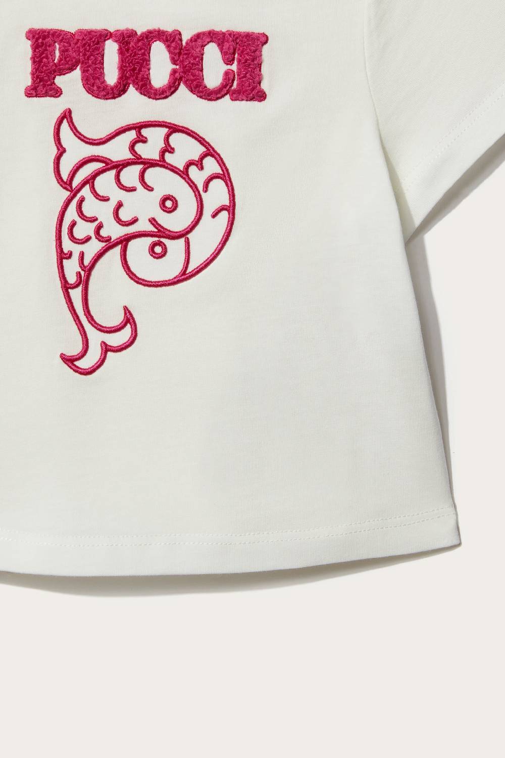 Pucci Logo-Appliqué Cotton T-Shirt Vendite Flash
