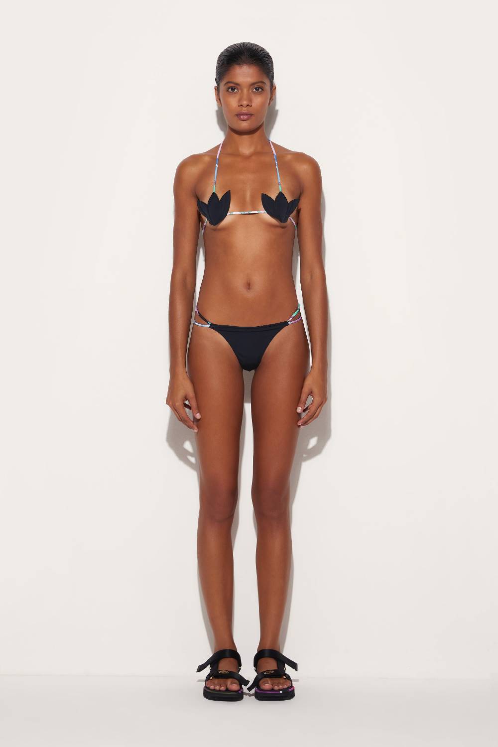 Pucci Top bikini con finiture Iride Offerta speciale
