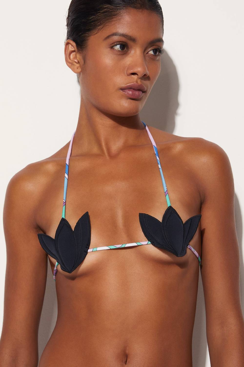 Pucci Top bikini con finiture Iride Offerta speciale