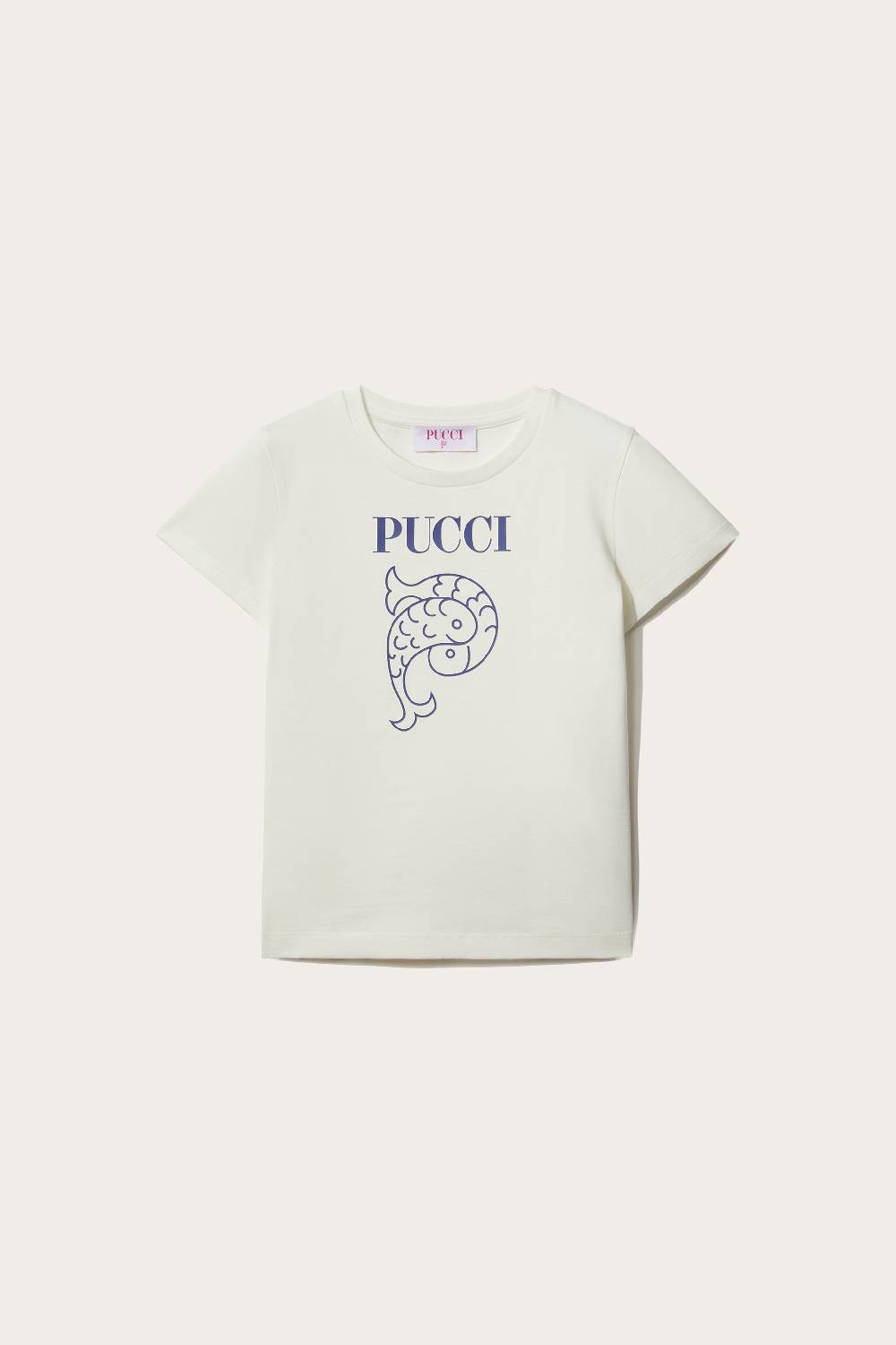 Pucci Logo-Print Cotton T-Shirt Offerte giornaliere