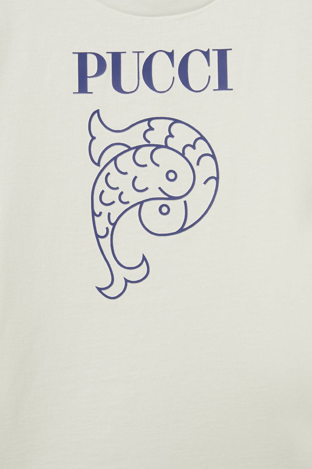 Pucci Logo-Print Cotton T-Shirt Offerte giornaliere