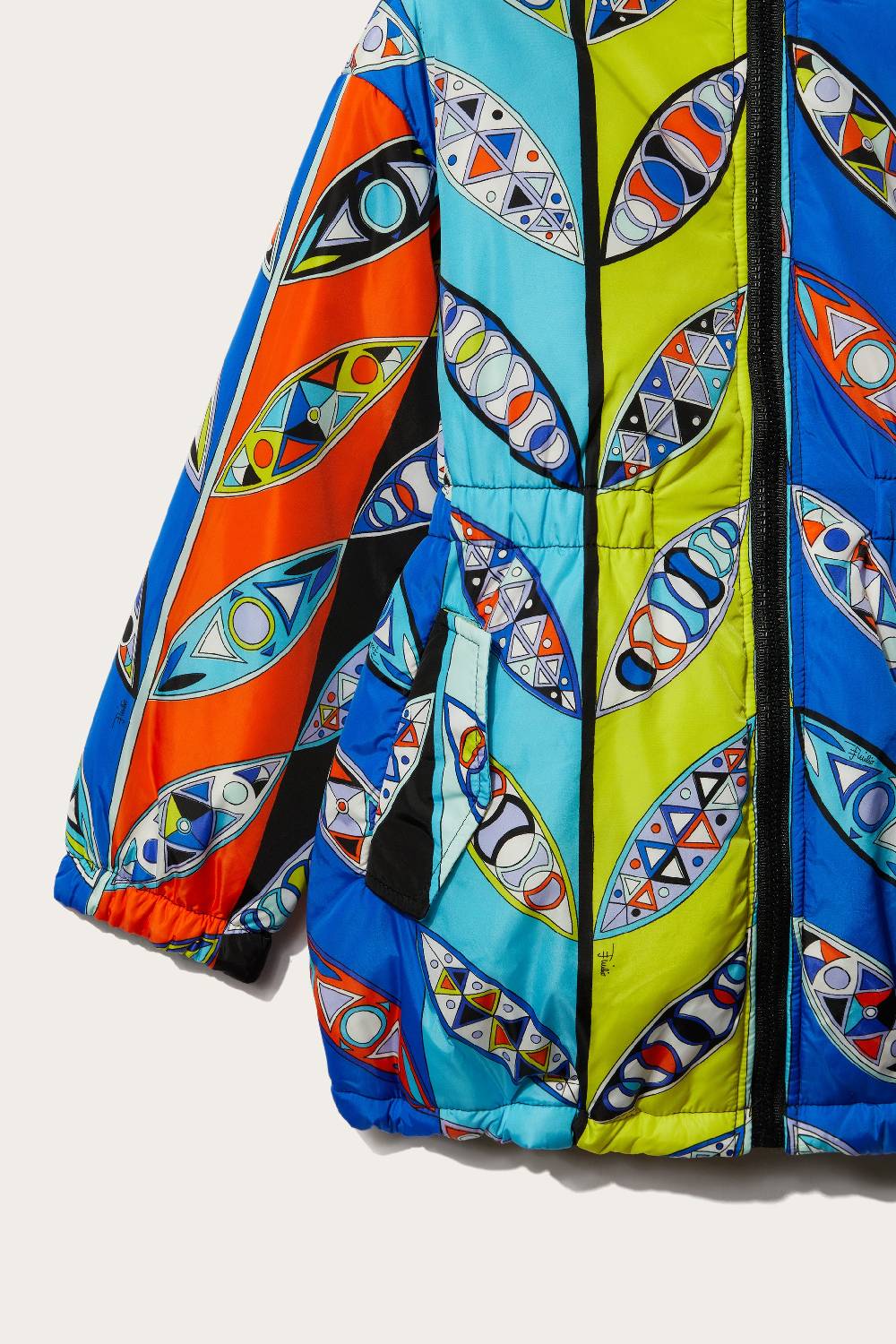 Pucci Girandole-Print Hooded Jacket Offerte speciali