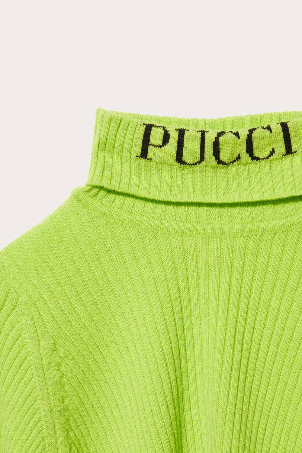 Pucci Logo-Intarsia Sweater Ultimo giorno