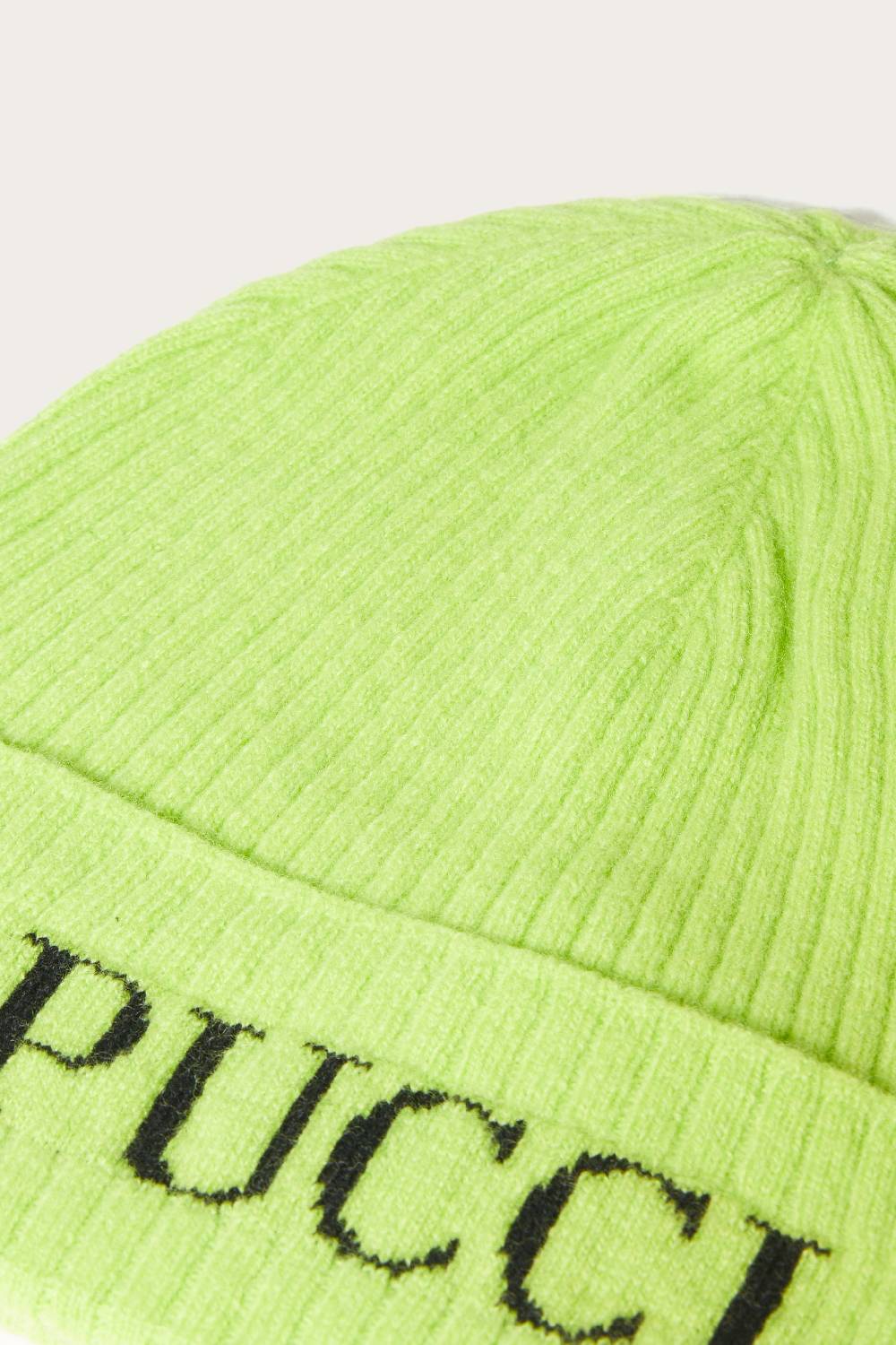 Pucci Logo-Intarsia Beanie Hat Promozione temporanea