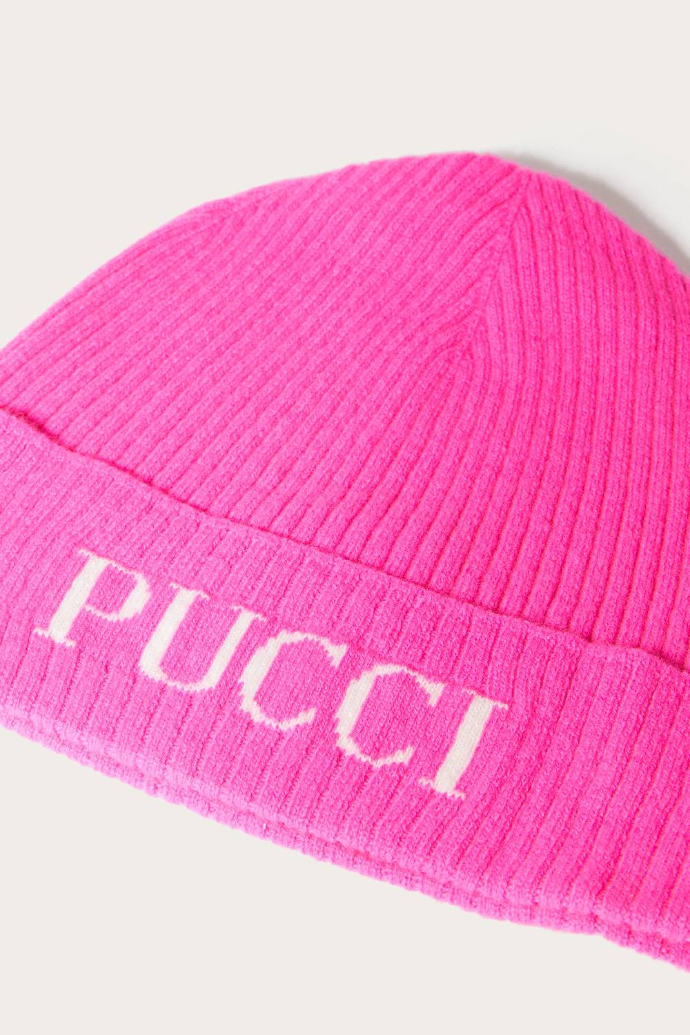 Pucci Logo-Intarsia Beanie Hat Fino al 50% di sconto