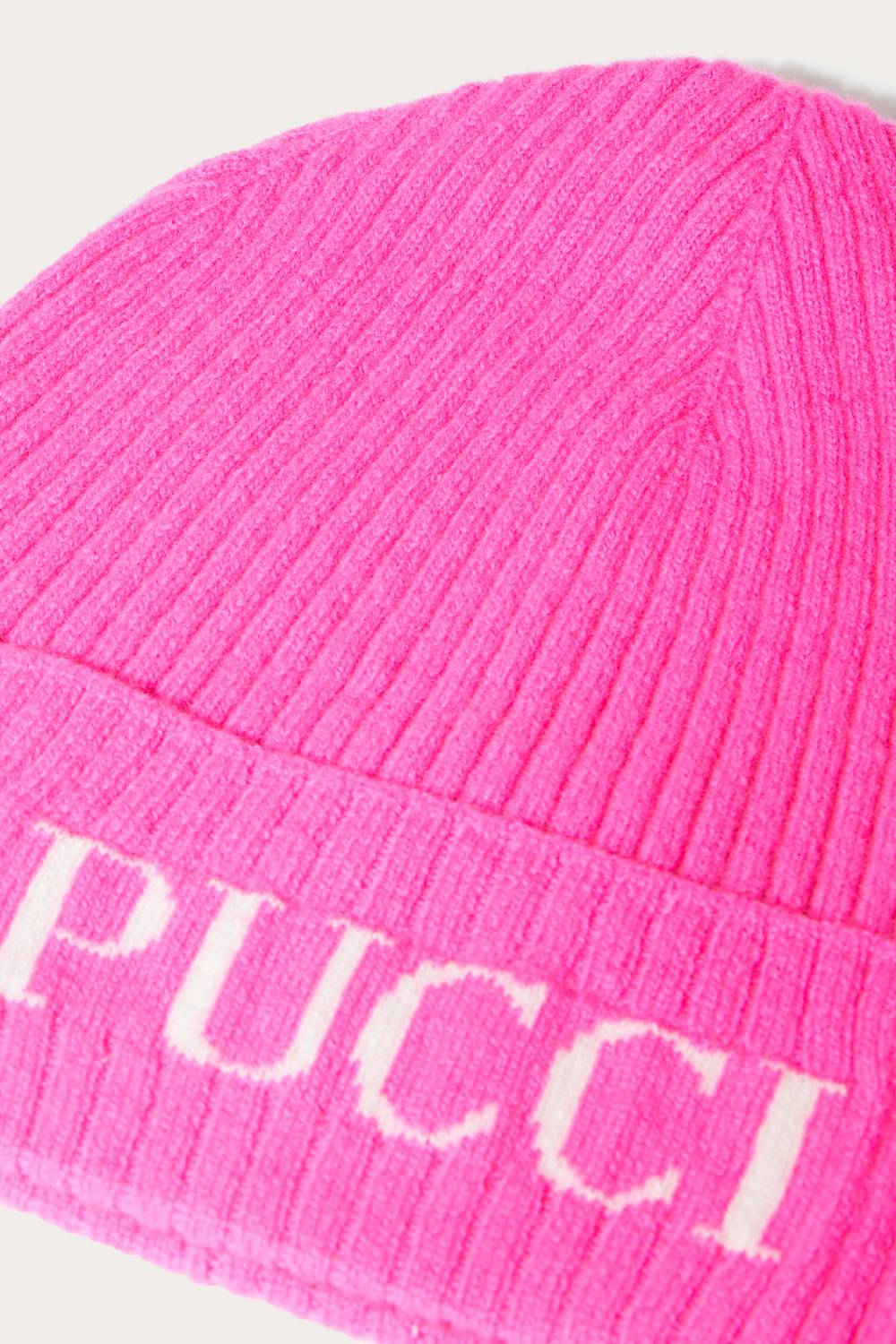 Pucci Logo-Intarsia Beanie Hat Fino al 50% di sconto