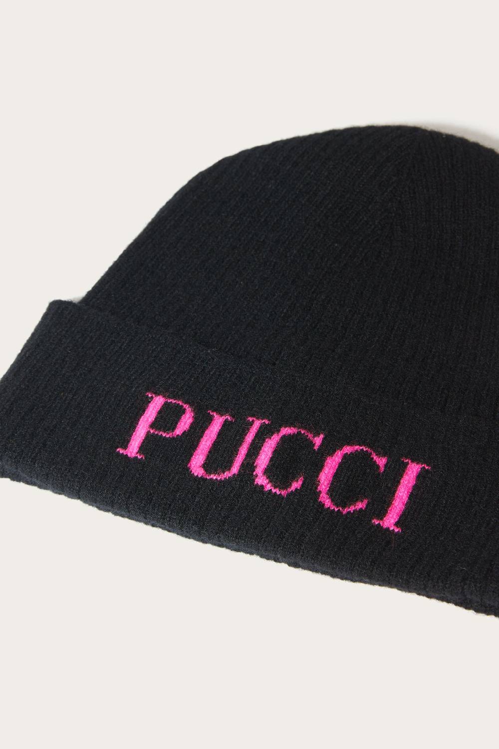 Pucci Logo-Intarsia Beanie Hat Fino al 60% di sconto