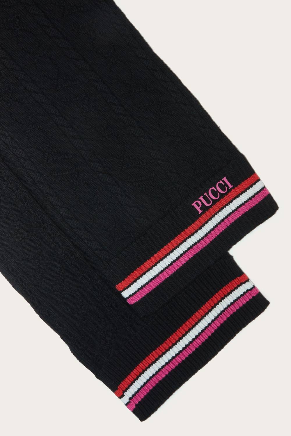 Pucci Logo-Appliqué Scarf Fino al 65% di sconto