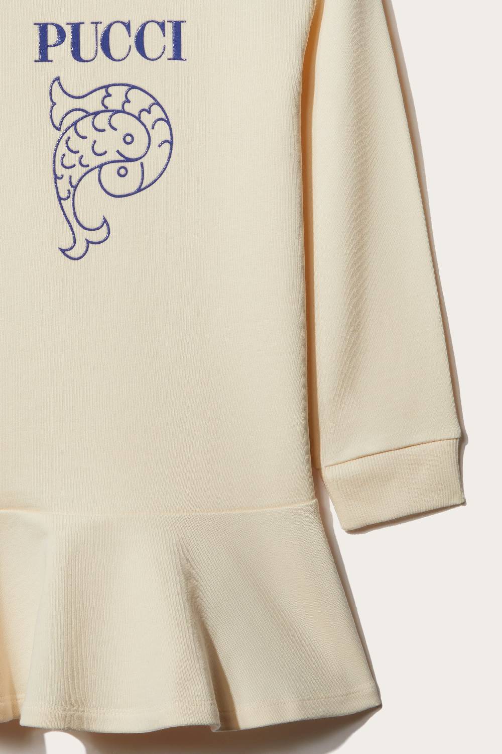 Pucci Logo-Print Cotton Dress In Linea