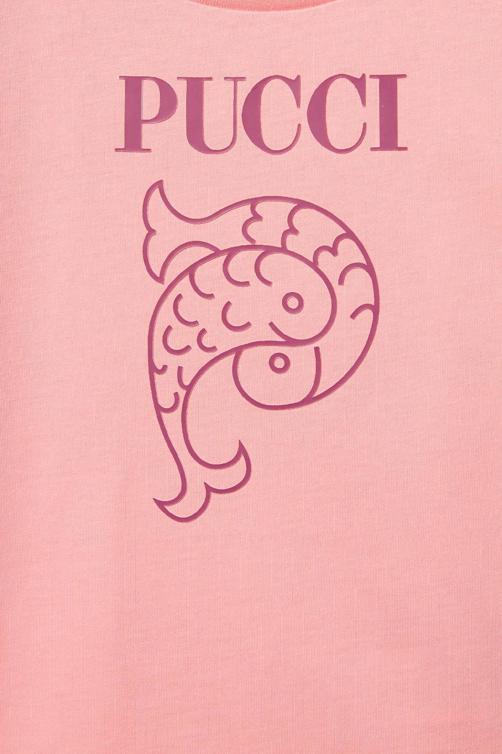 Pucci Logo-Print Cotton T-Shirt Nuovo