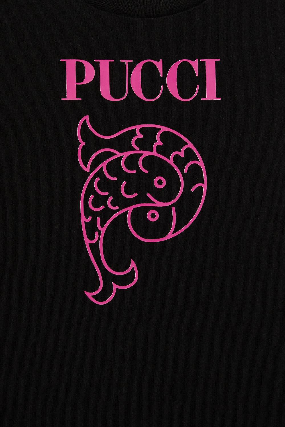 Pucci Logo-Print Cotton T-Shirt Pezzi Unici
