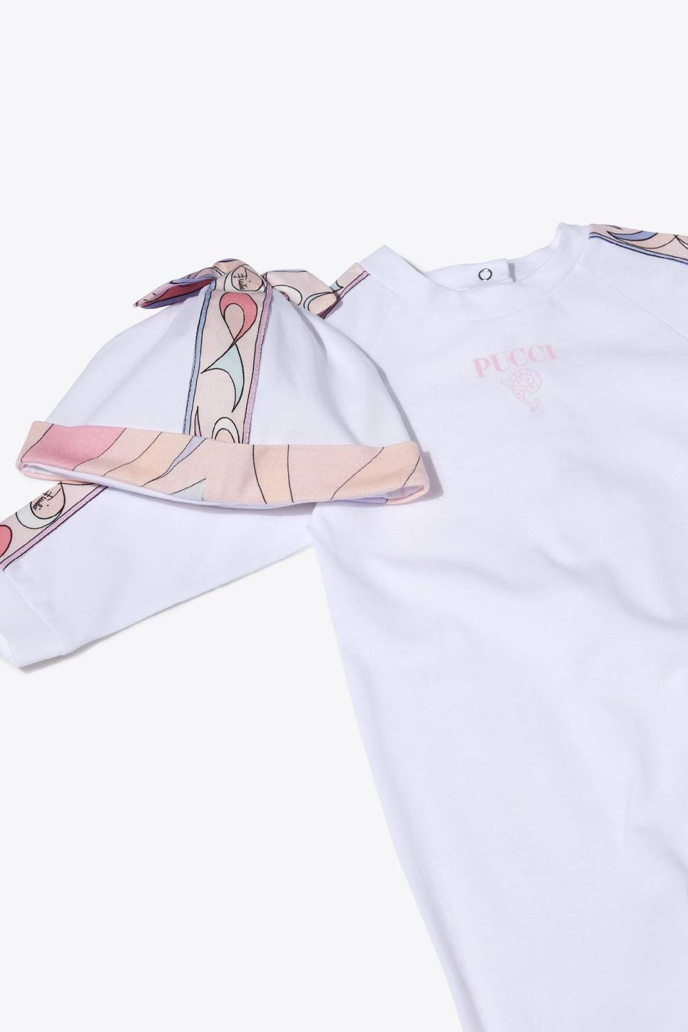 Pucci Pesci-Print Cotton Babygrow Set Qualità Garantita