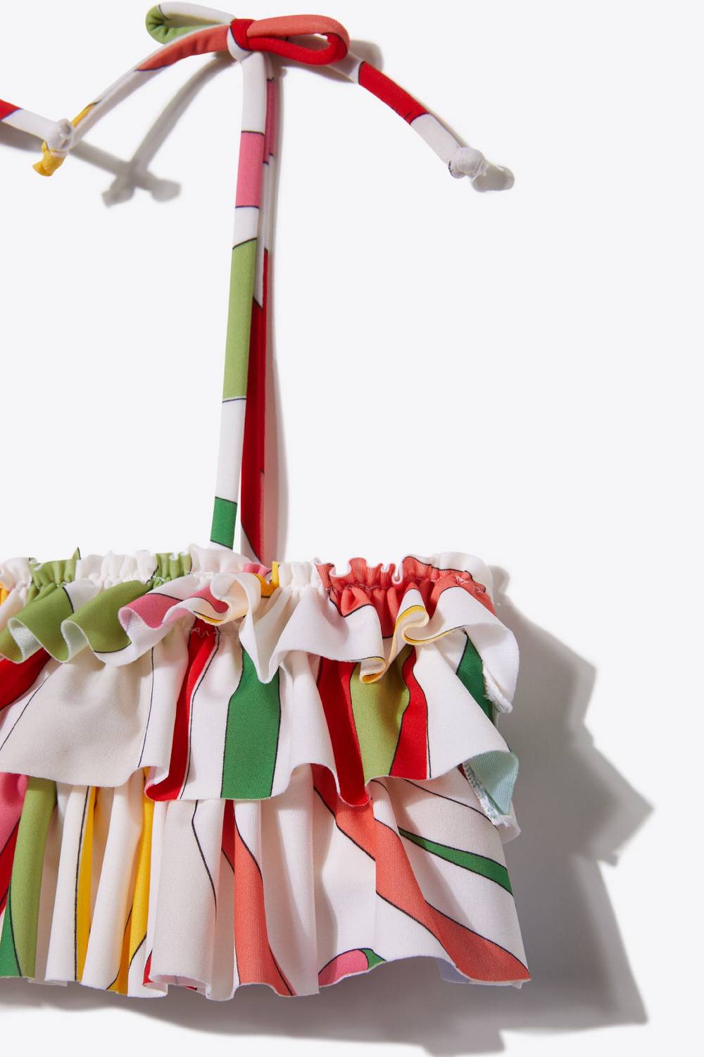 Pucci Marmo-Print Ruffled Bikini Affare Del Giorno