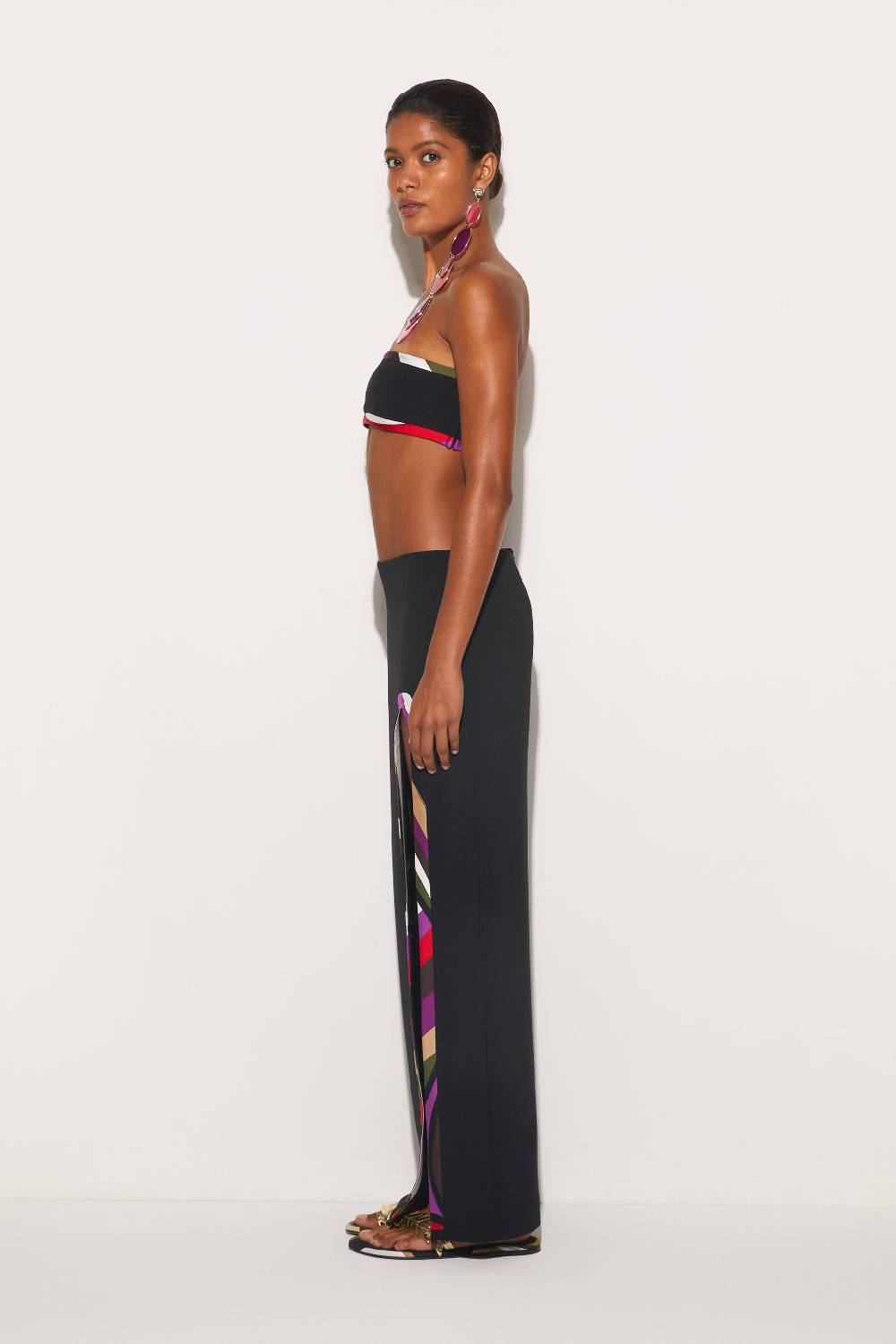 Pucci Top a fascia con finiture Iride Offerta
