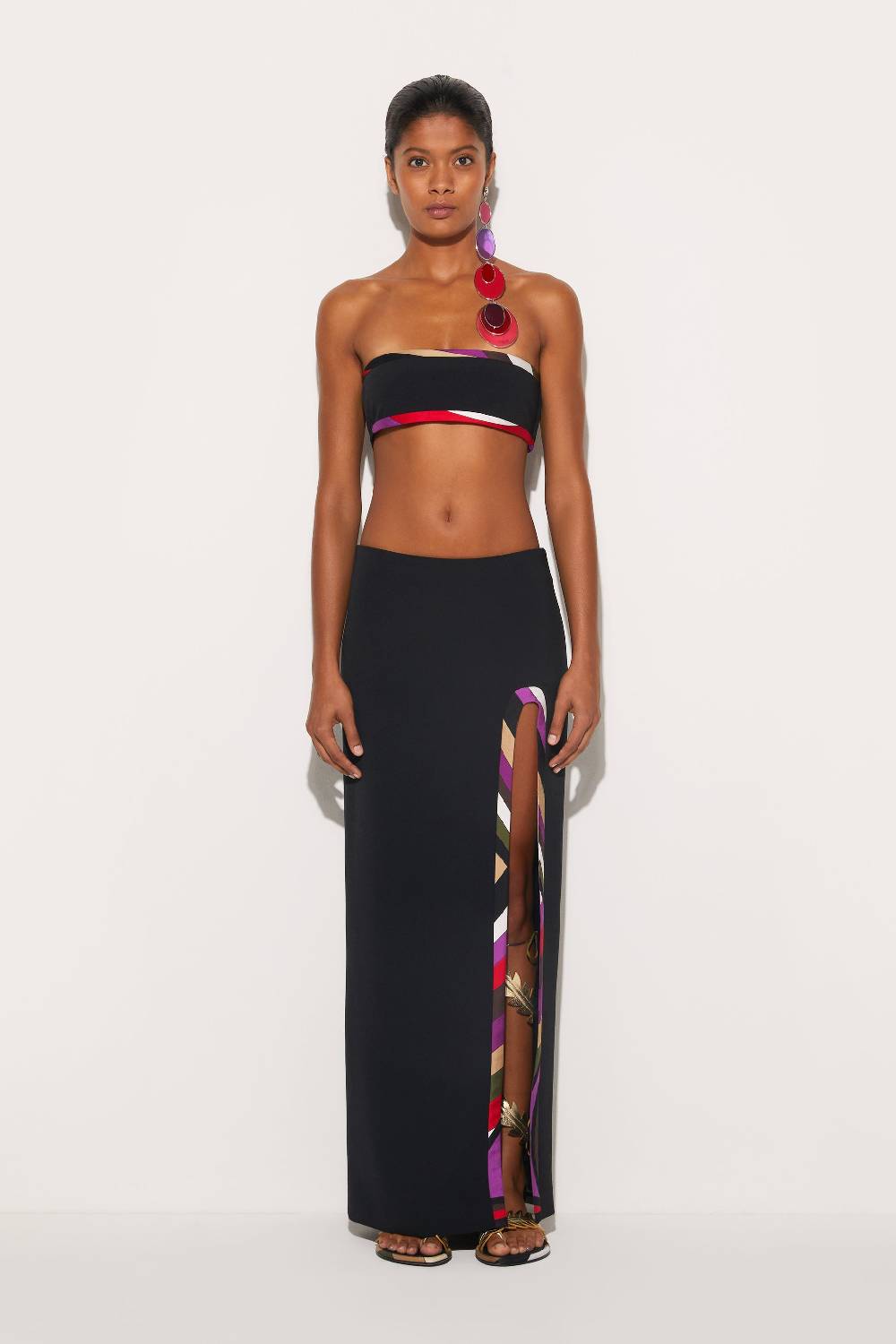 Pucci Gonna lunga con finiture Iride Economico