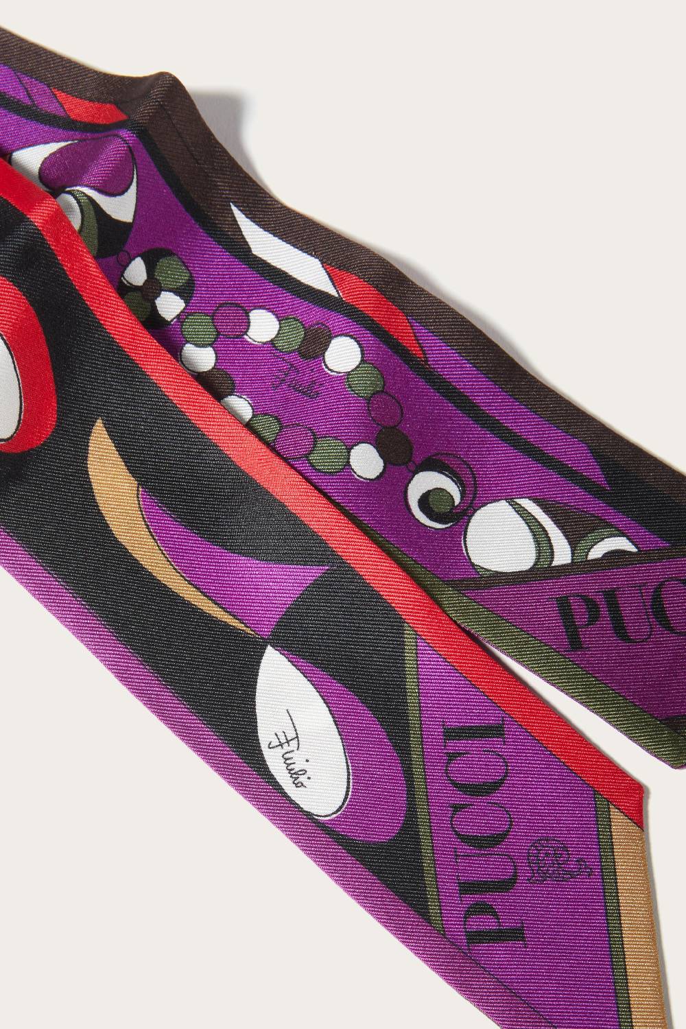 Pucci Foulard in seta con stampa Pesci Moda