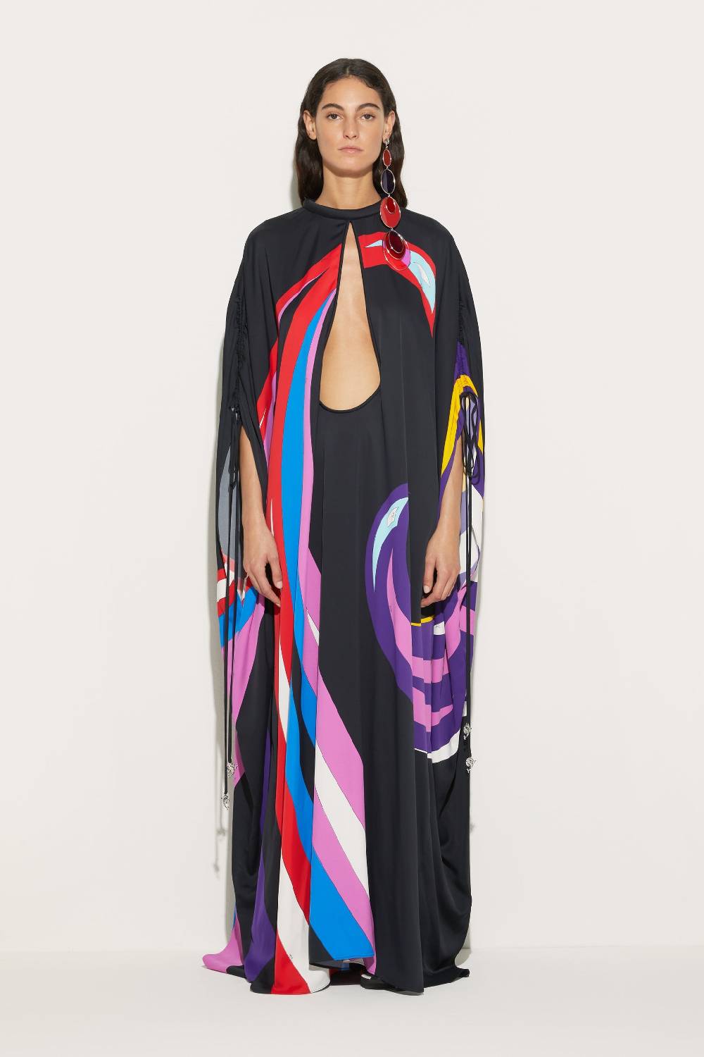 Pucci Abito kaftano con stampa Cigni Black Friday