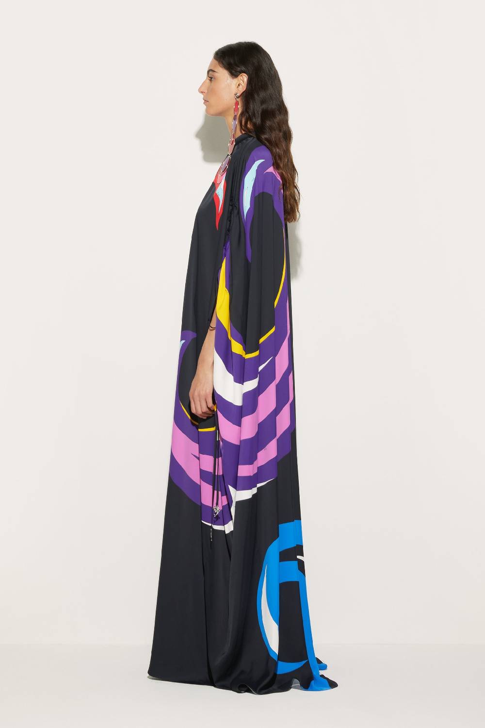 Pucci Abito kaftano con stampa Cigni Black Friday