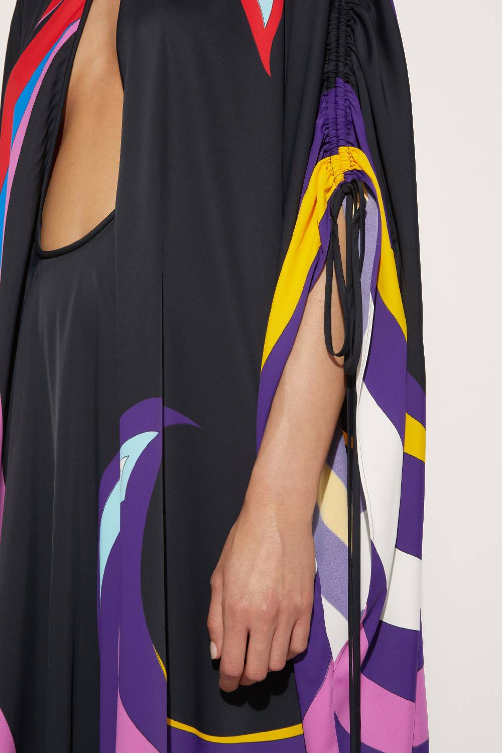 Pucci Abito kaftano con stampa Cigni Black Friday