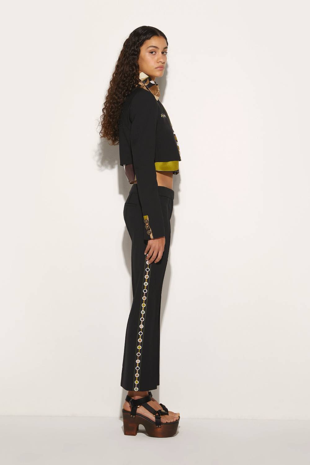 Pucci Giacca cropped con finiture Vivara Smaltimento dello stoccaggio