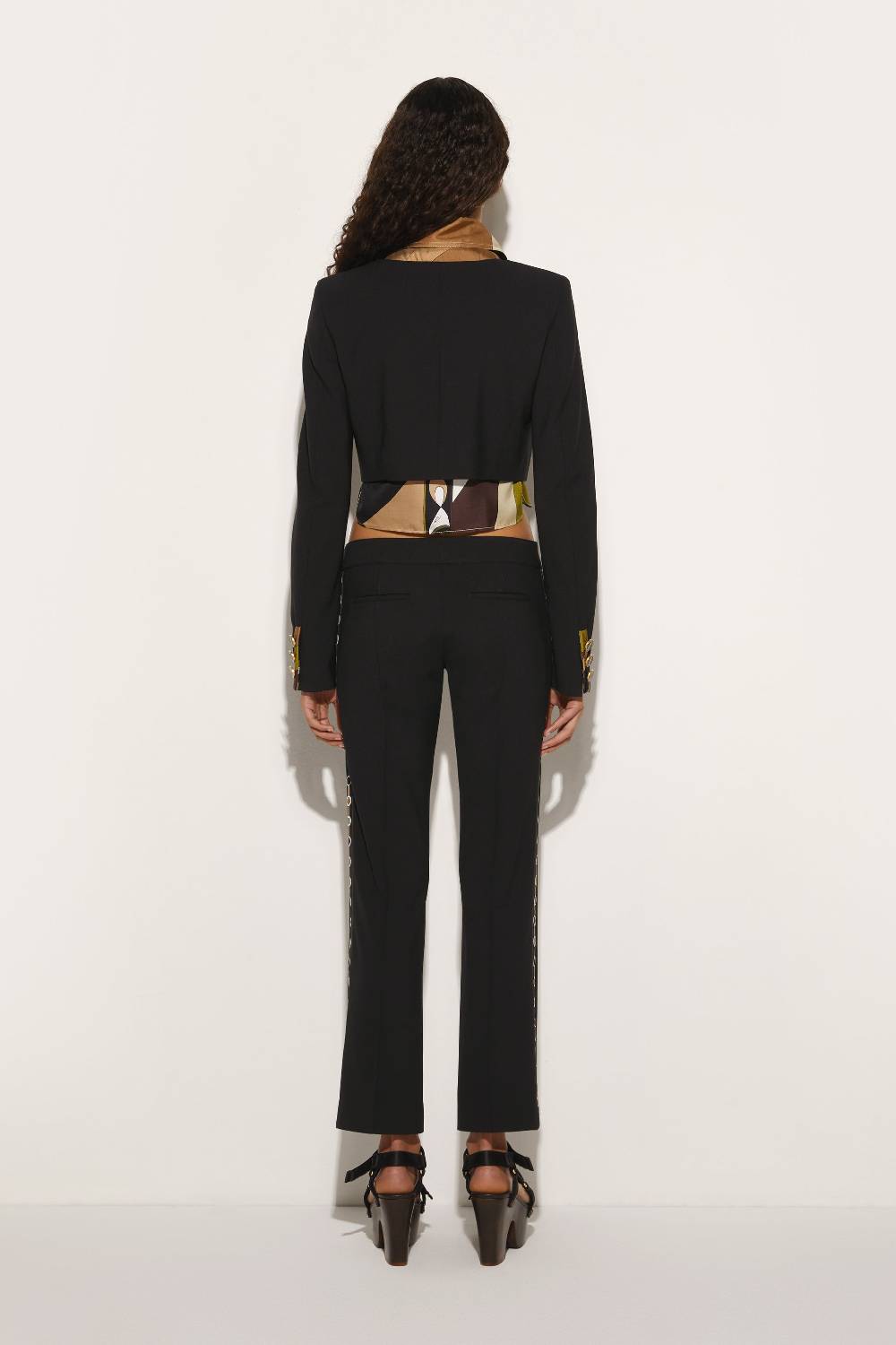 Pucci Giacca cropped con finiture Vivara Smaltimento dello stoccaggio