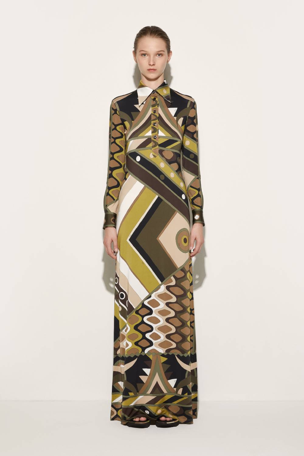 Pucci Abito lungo con stampa Vivara Online Outlet