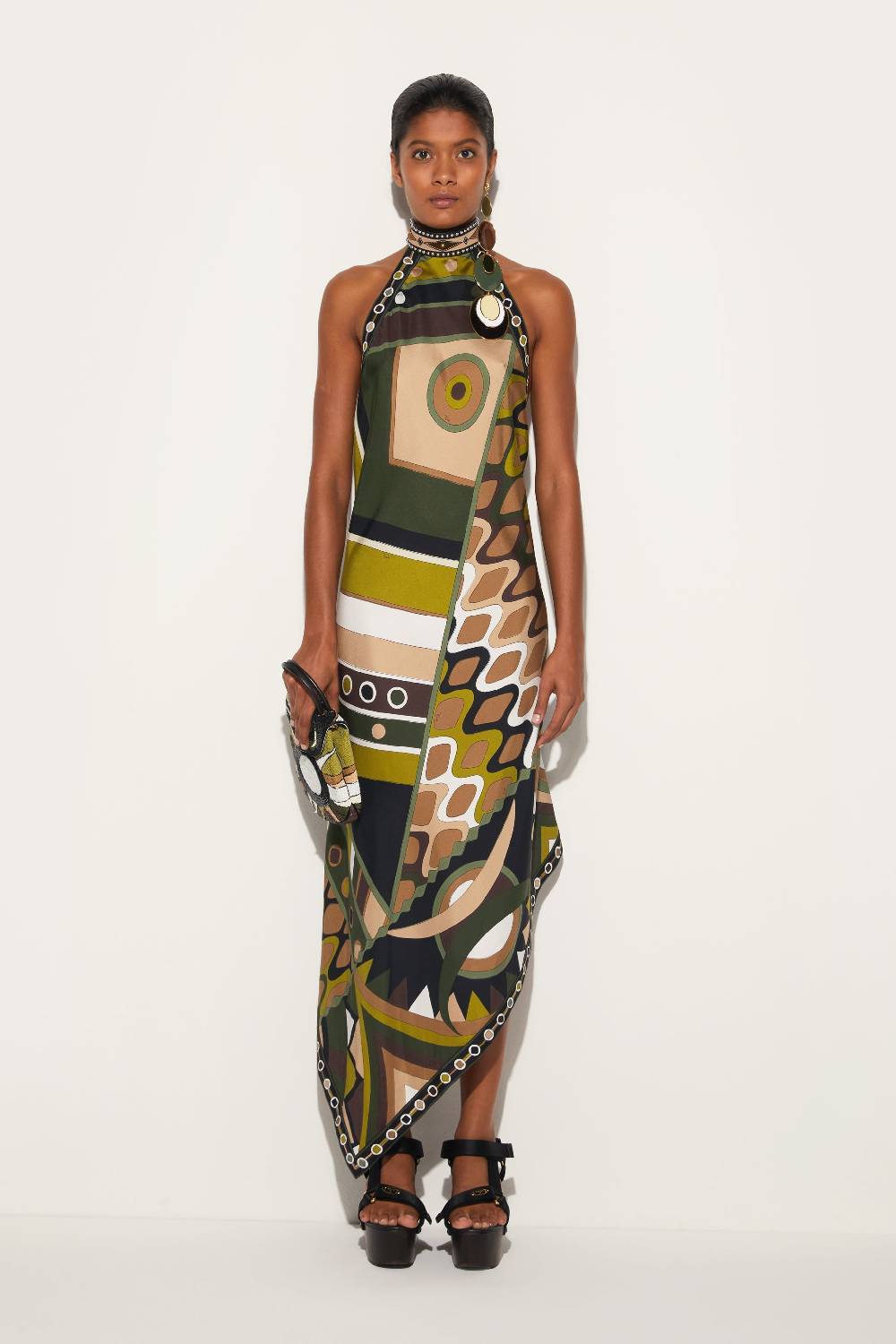 Pucci Abito in seta con stampa Vivara Bestseller