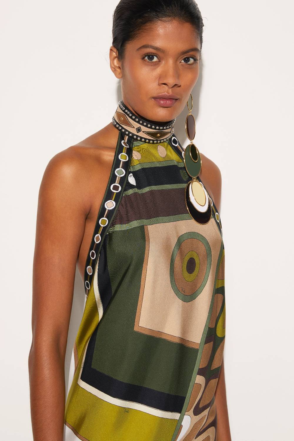 Pucci Abito in seta con stampa Vivara Bestseller