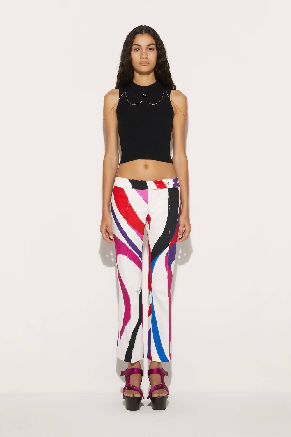 Pucci Top con dettaglio a catena Comprane uno, ottenene uno gratis