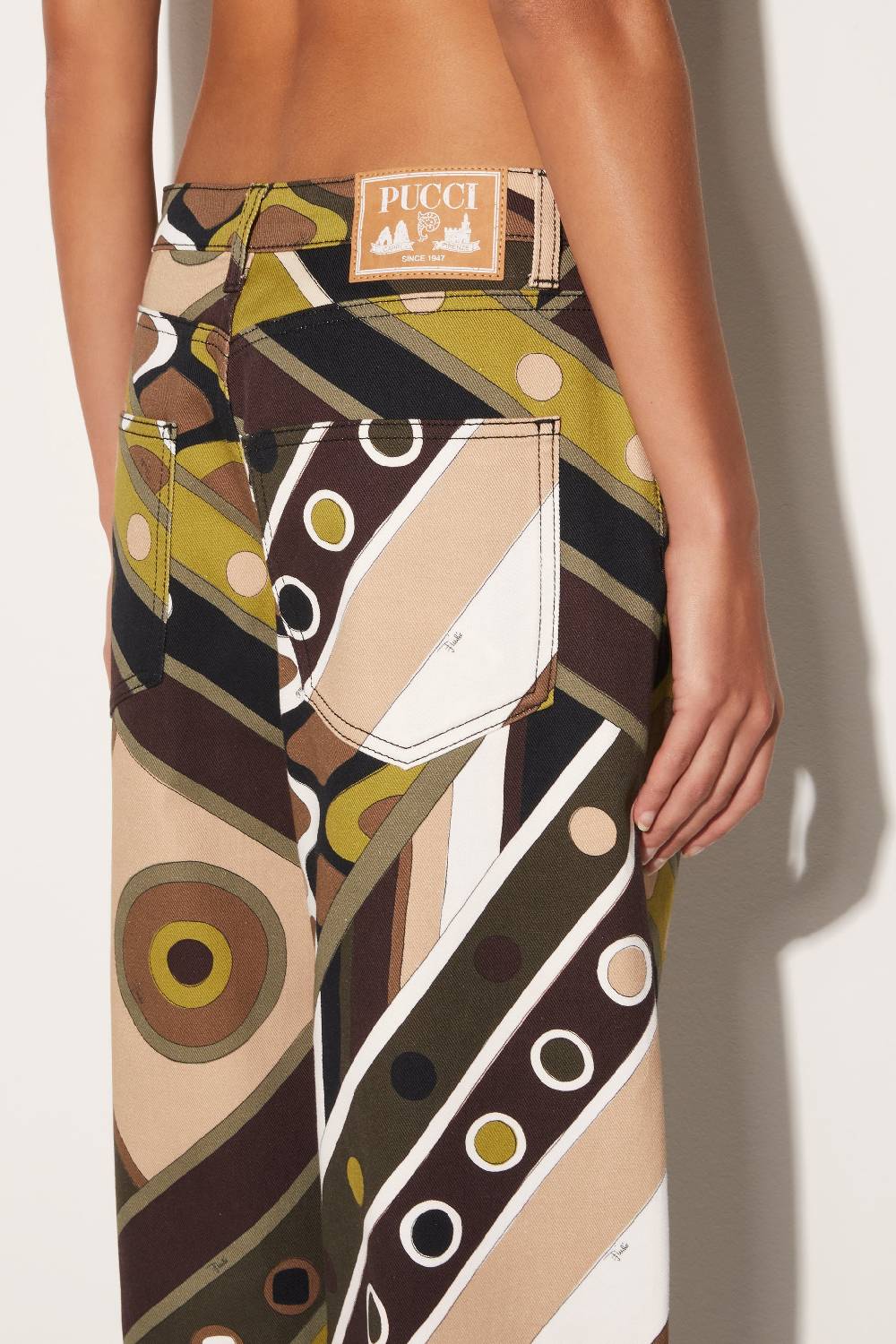 Pucci Pantaloni a gamba ampia con stampa Vivara Offerte giornaliere