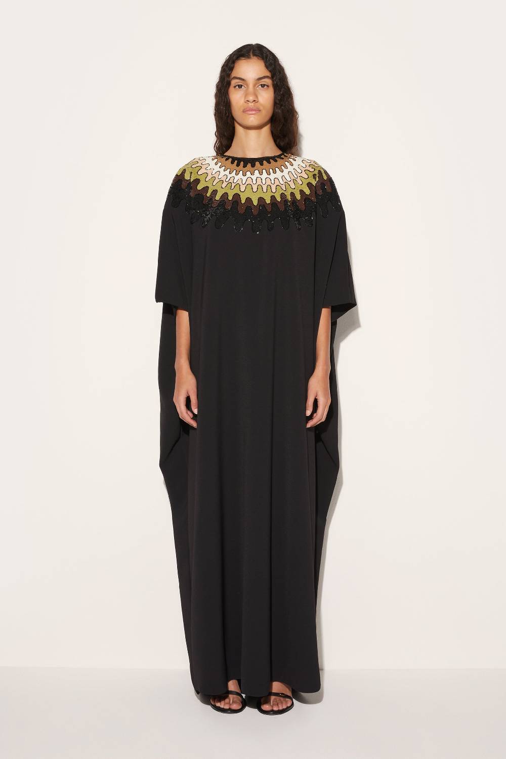 Pucci Abito kaftano con paillettes e motivo Bersaglio Enormi risparmi