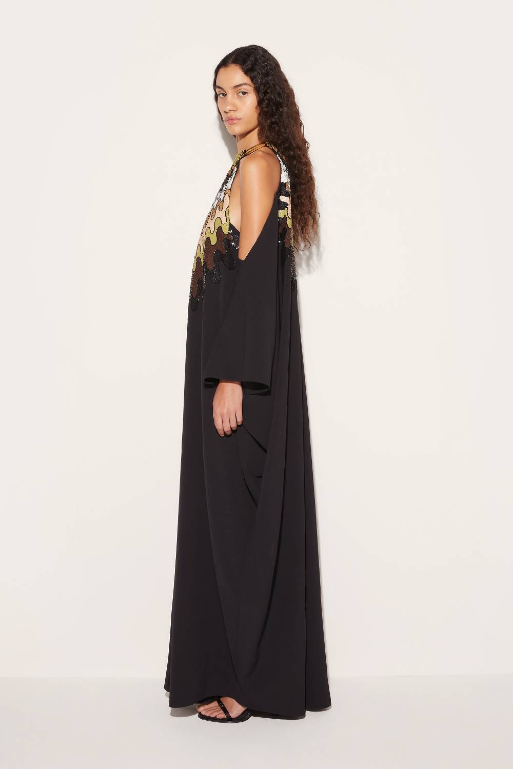 Pucci Abito kaftano con paillettes e motivo Bersaglio Offerta settimanale