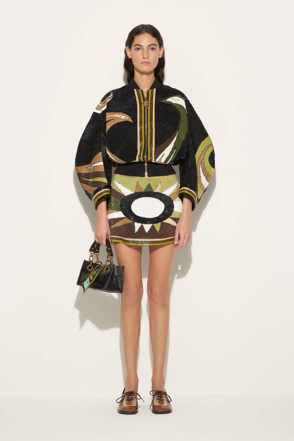 Pucci Bomber con motivo Cigni ACQUISTA ORA
