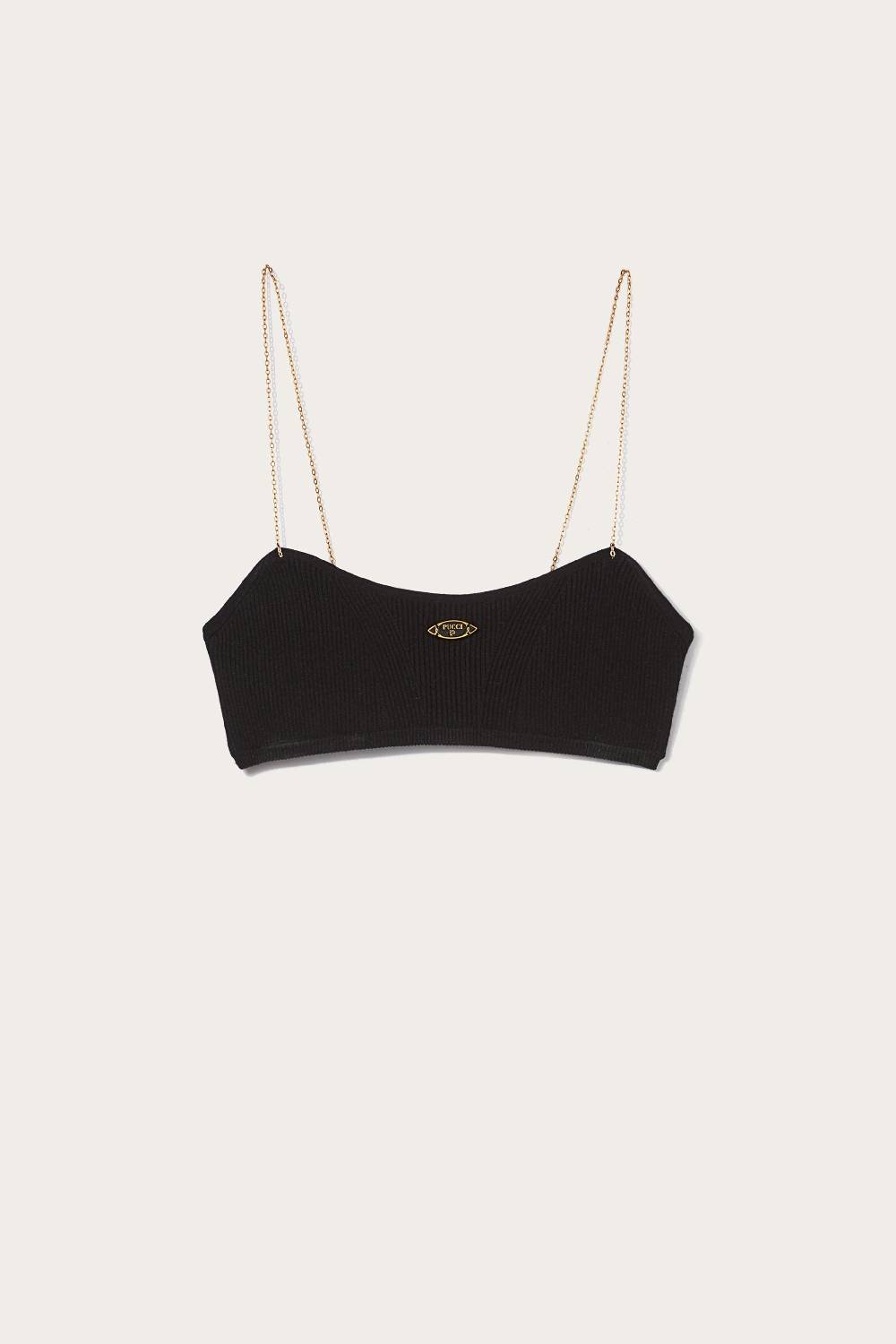 Pucci Top a fascia con spalline a catena Latest stili
