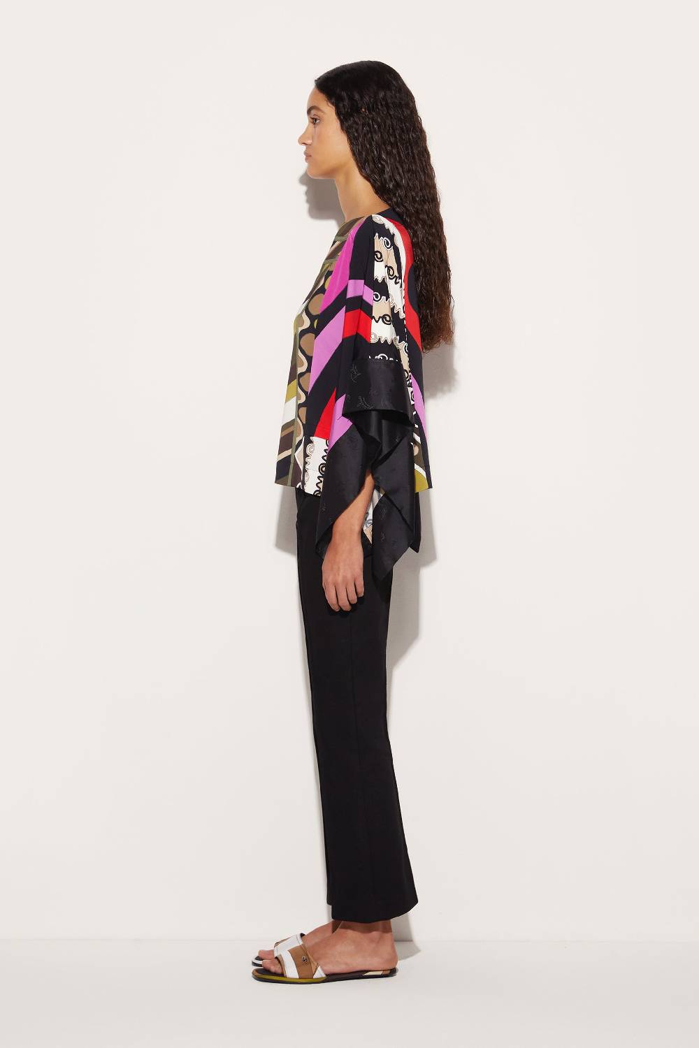 Pucci Kaftano con stampe patchwork Consegna Veloce