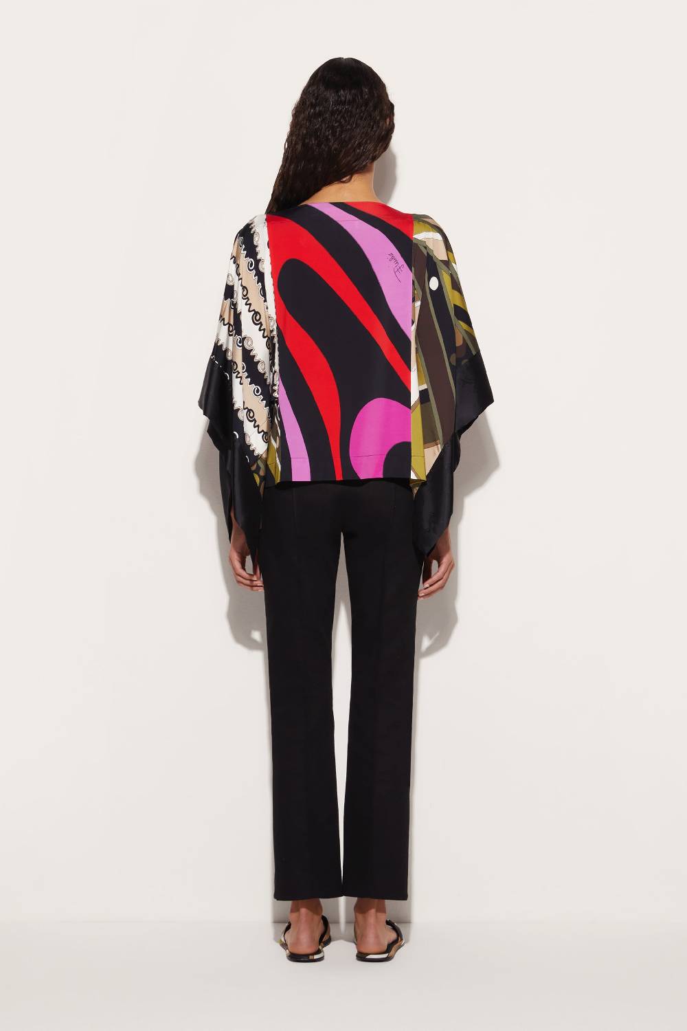 Pucci Kaftano con stampe patchwork Consegna Veloce