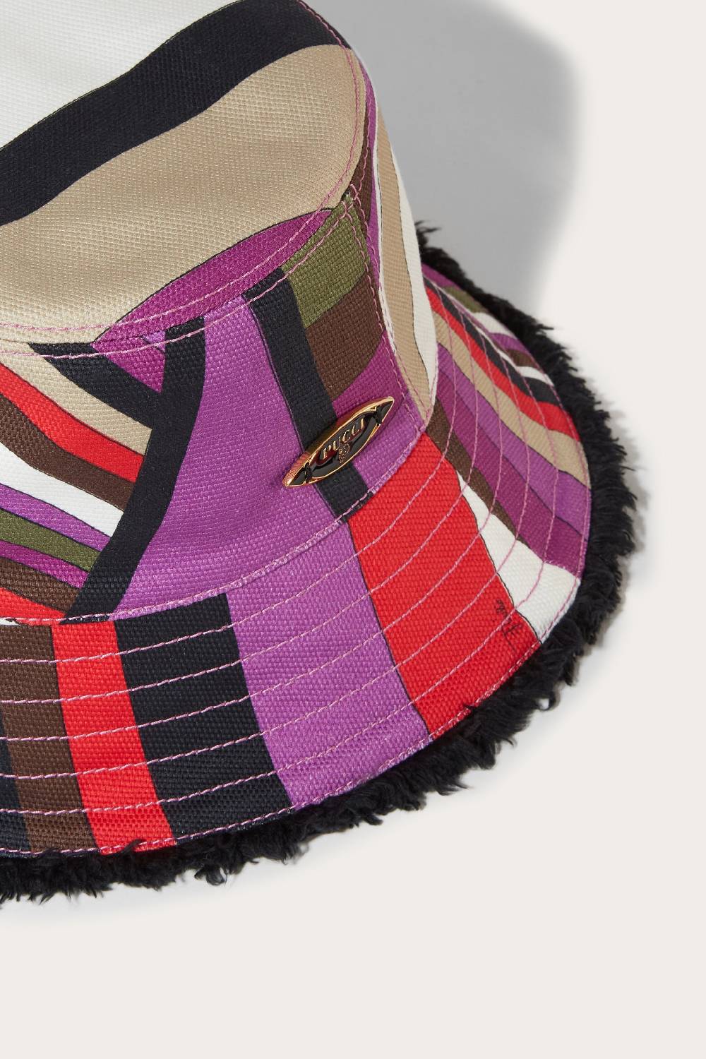 Pucci Cappello da pescatore con stampa Iride Promozione Limitata
