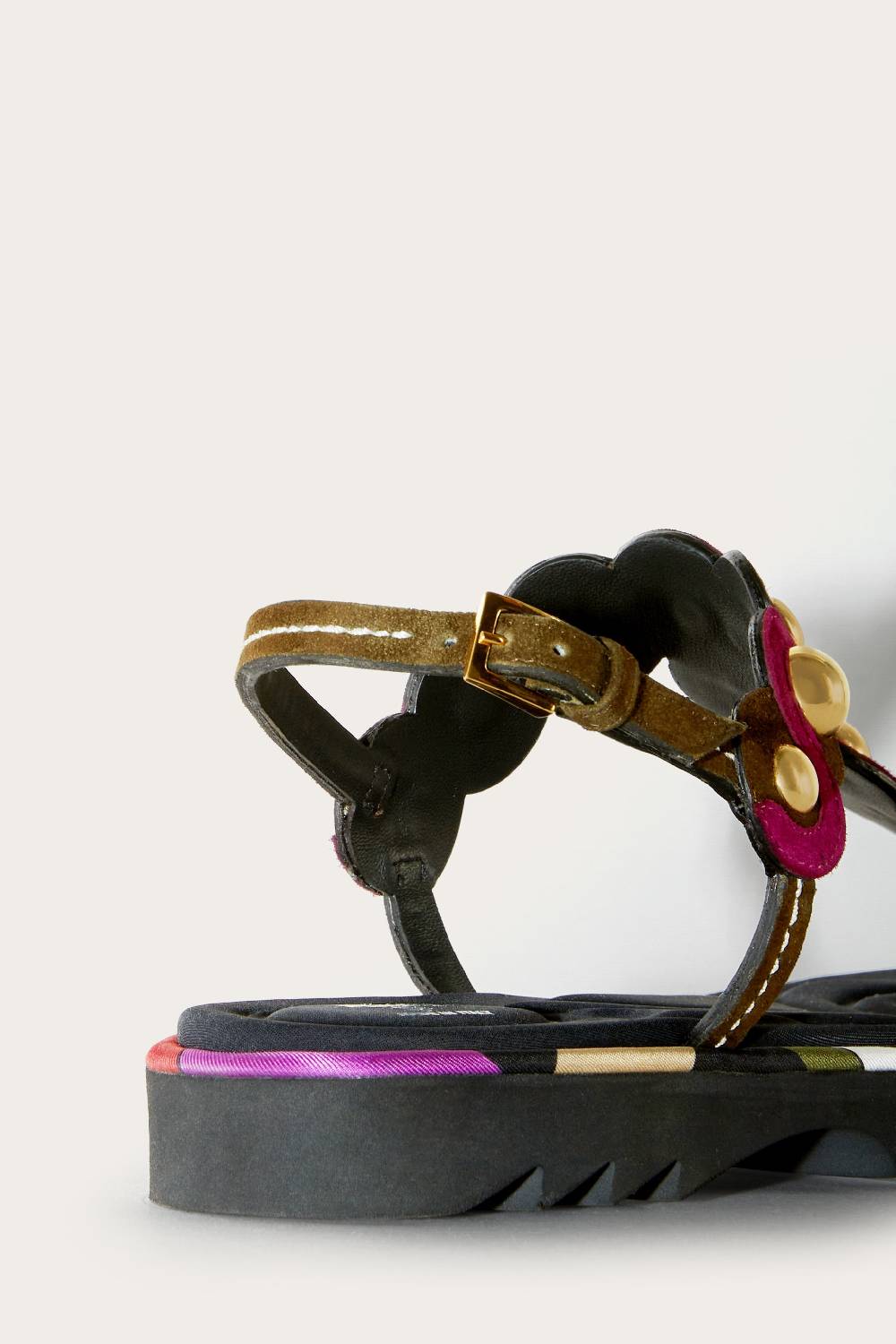 Pucci Sandali in pelle scamosciata con motivo Onde Shopping Online