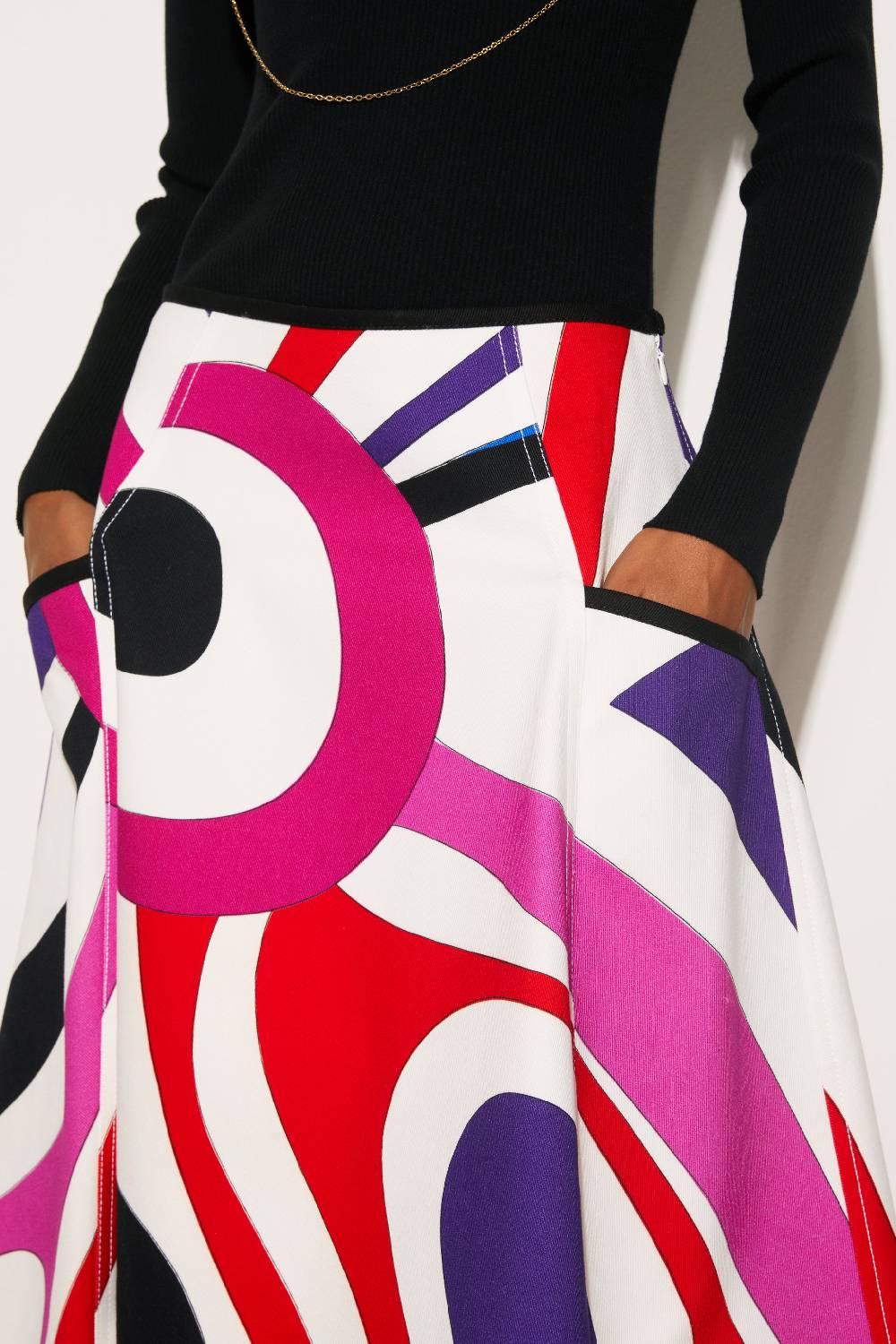 Pucci Gonna svasata con stampa Marmo Online